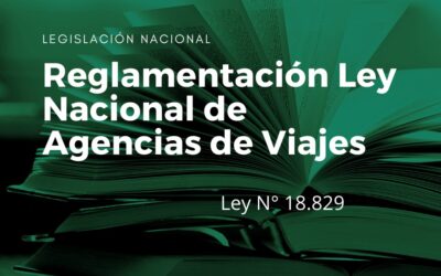 Reglamentación Ley Nacional de Agencias de Viajes