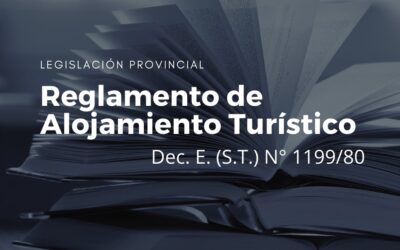 Reglamento de Alojamiento Turístico